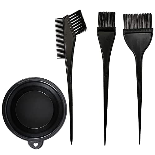 HappyGlow™ Hair Dye Brush & Bowl Kit — 4-Piece Set
