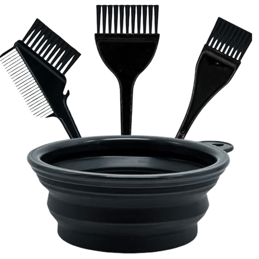 HappyGlow™ Hair Dye Brush & Bowl Kit — 4-Piece Set
